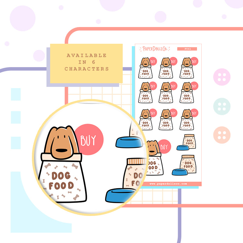 Buy Dog Food | Activity Stickers | f041