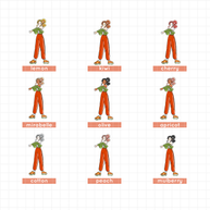 Jogging | Body In Motion | Collection Stickers | C467