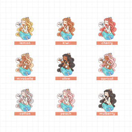 Zoophilist | The Modern Mermaids | Collection Stickers | C304