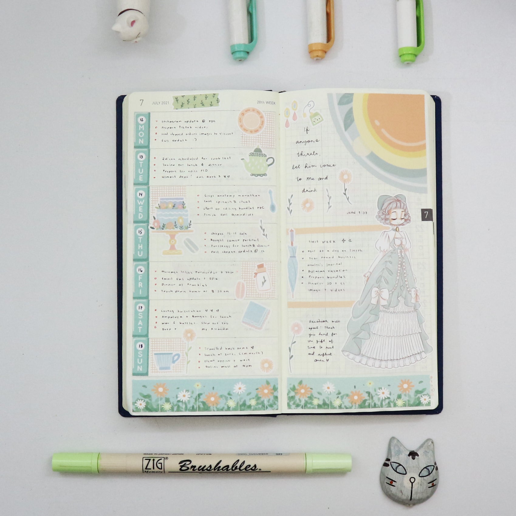 Mint Tea Party | Tea Party | Collection Stickers | C212