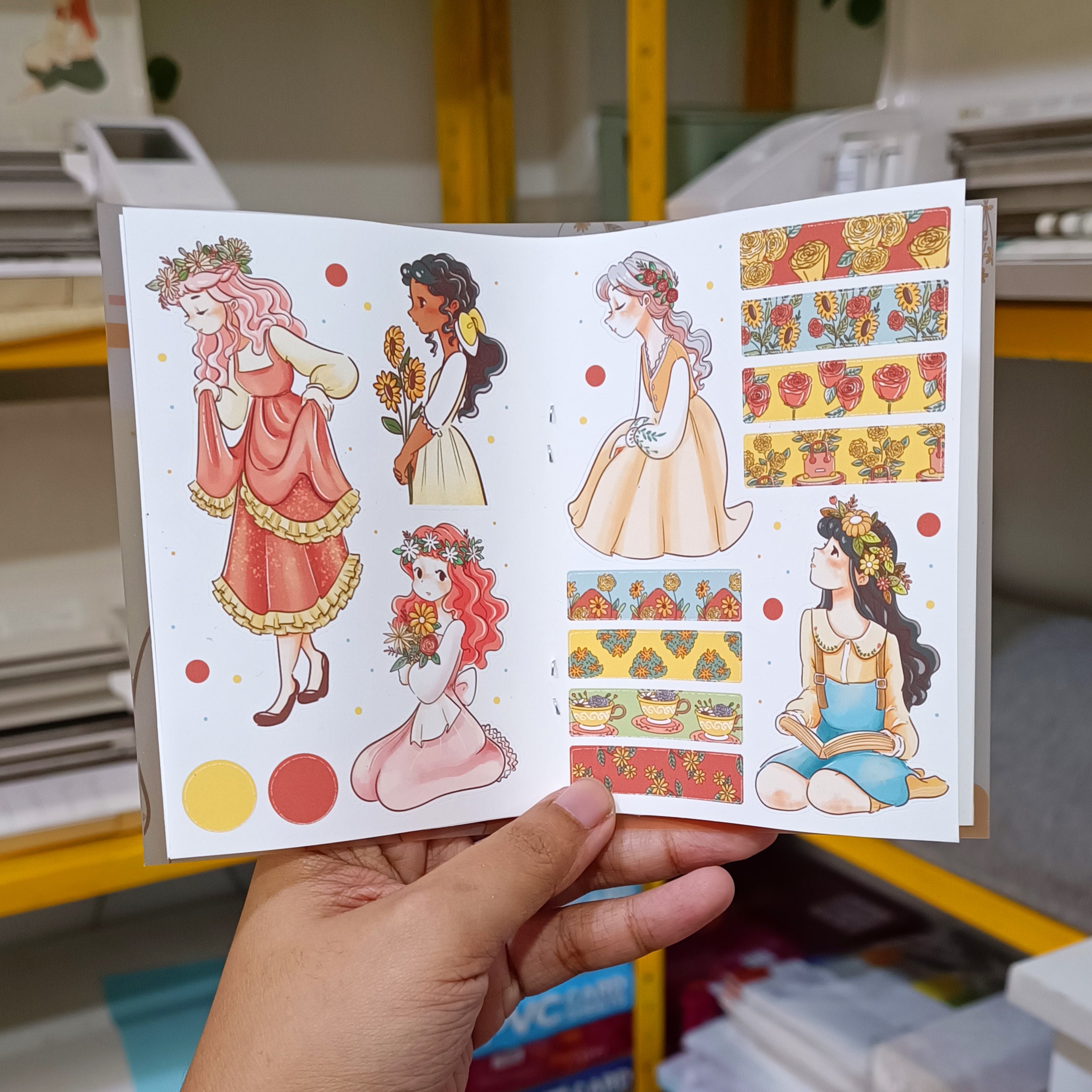 The Pretty Petal | PaperDollzCo | Sticker Book | CB044