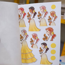 The Pretty Petal | PaperDollzCo | Sticker Book | CB044