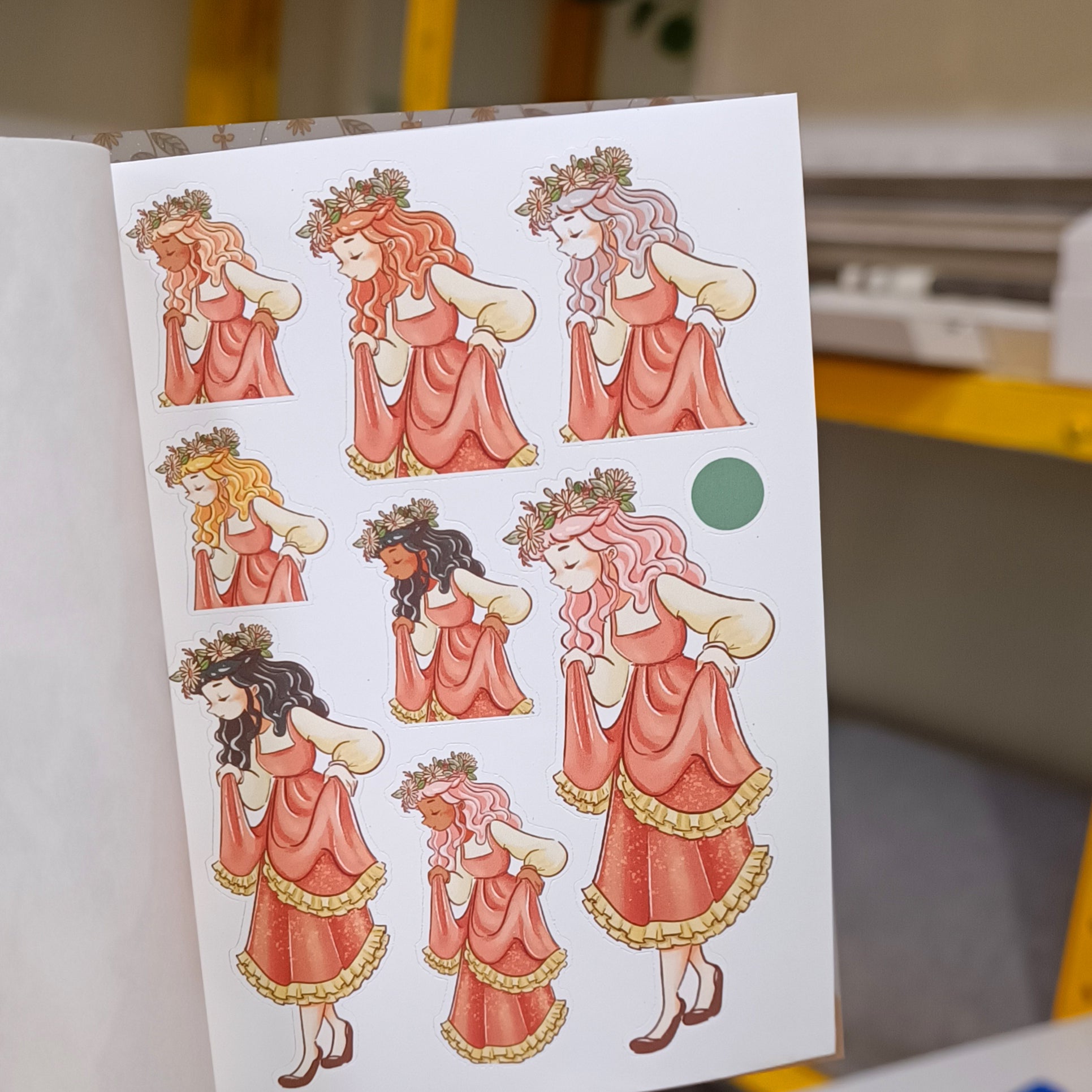 The Pretty Petal | PaperDollzCo | Sticker Book | CB044