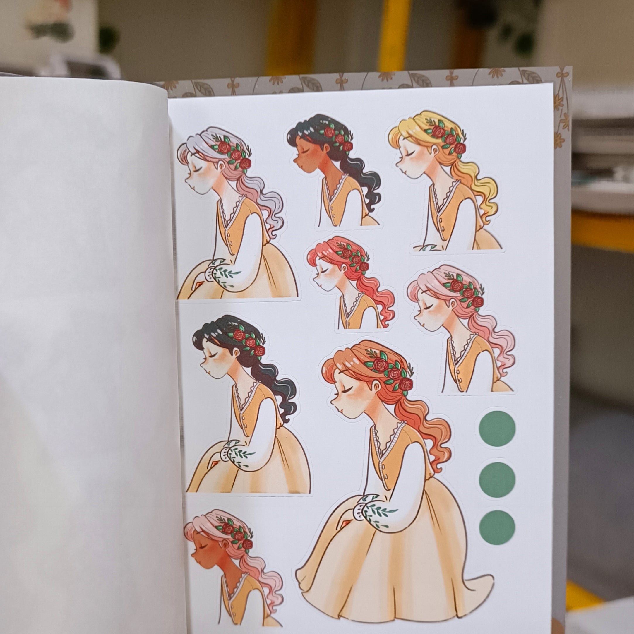 The Pretty Petal | PaperDollzCo | Sticker Book | CB044