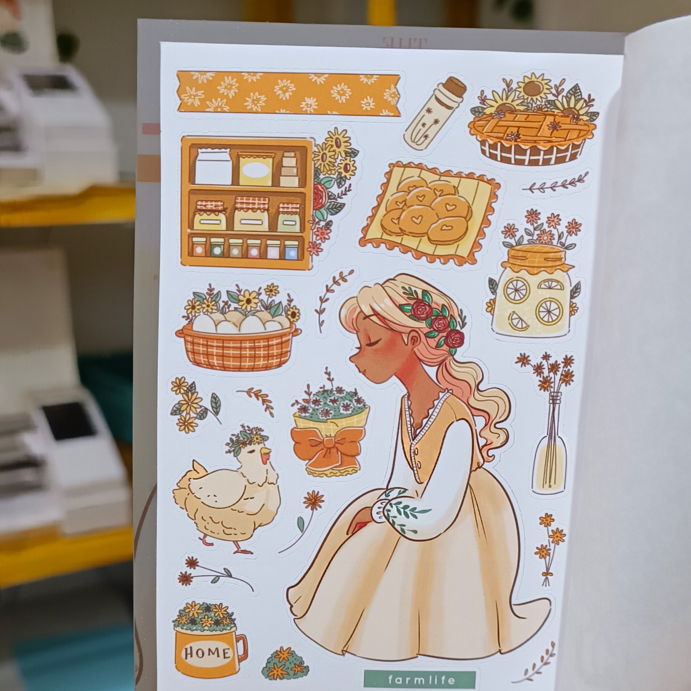 The Pretty Petal | PaperDollzCo | Sticker Book | CB044