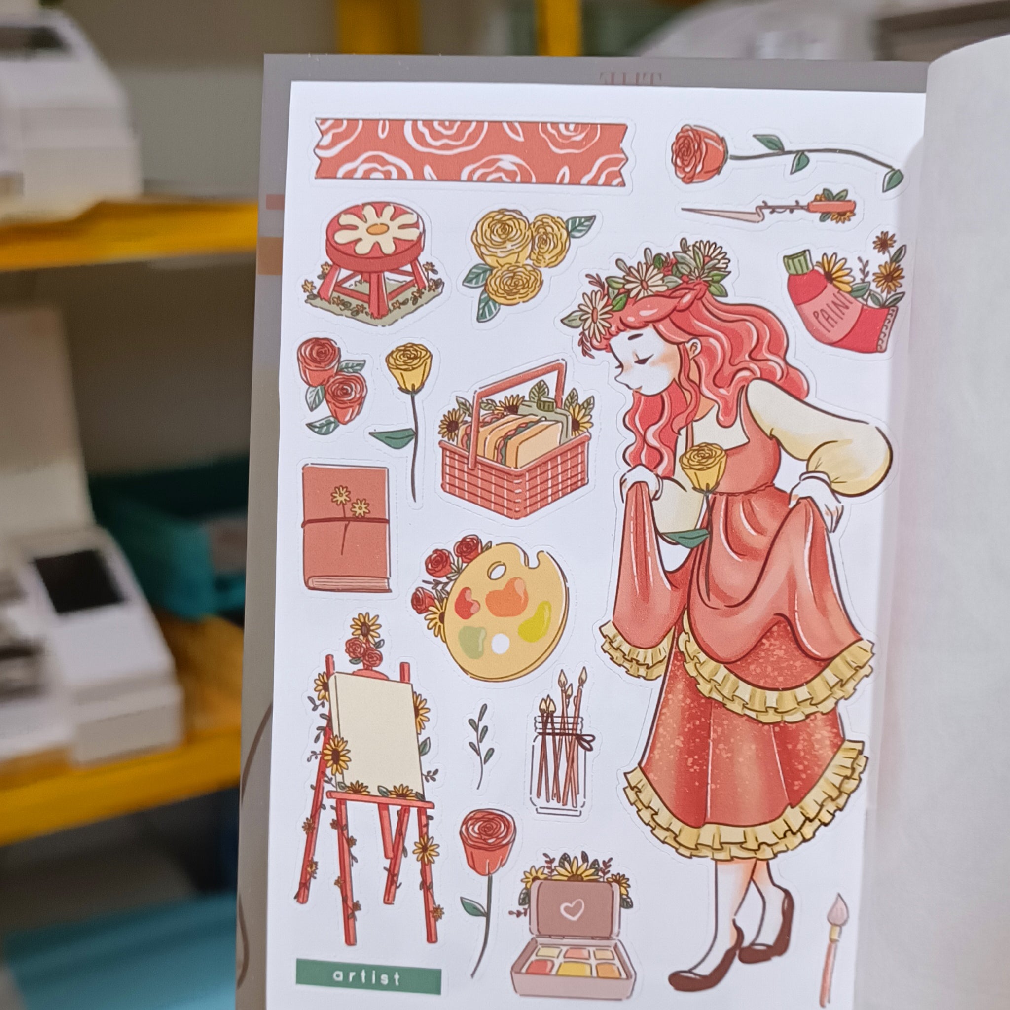 The Pretty Petal | PaperDollzCo | Sticker Book | CB044