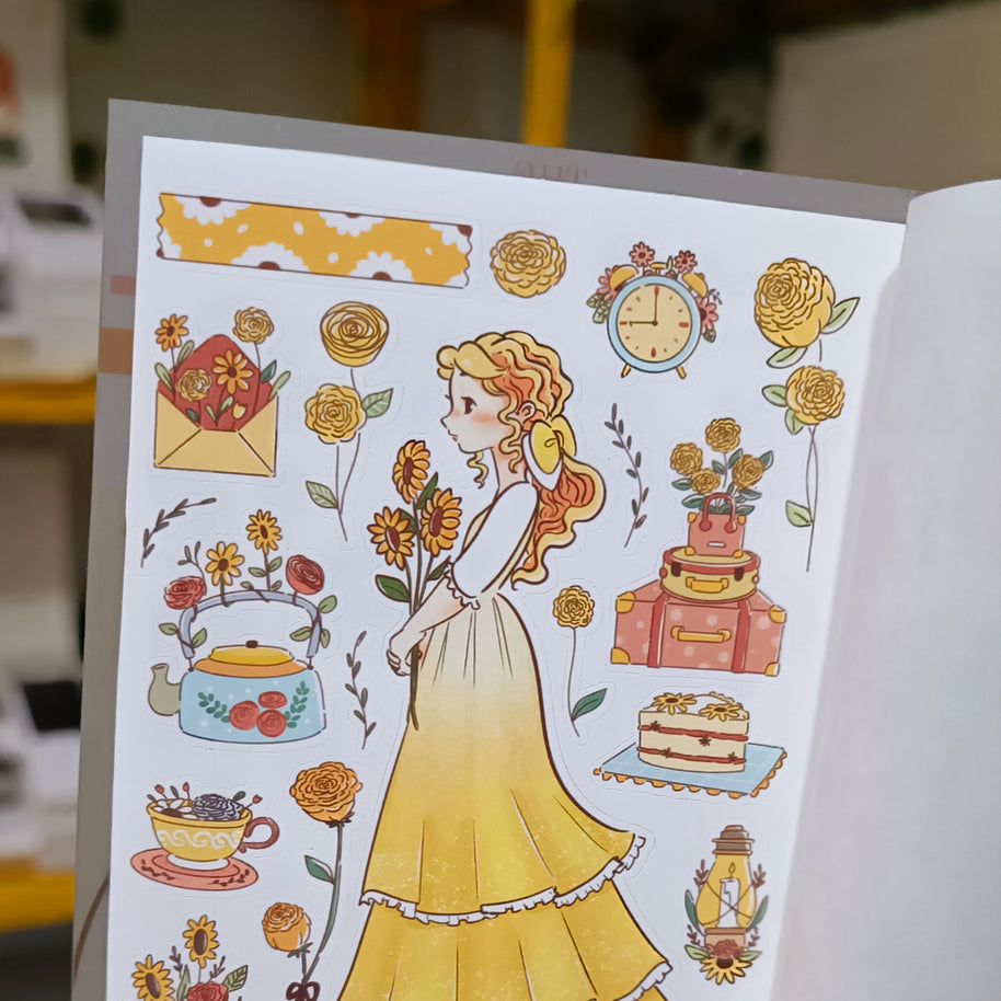 The Pretty Petal | PaperDollzCo | Sticker Book | CB044