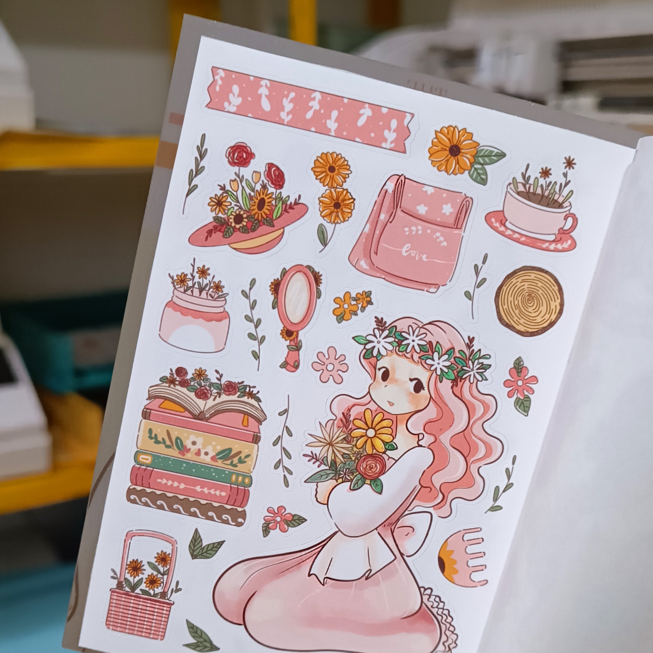 The Pretty Petal | PaperDollzCo | Sticker Book | CB044