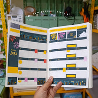 New Year | Hobonichi Cousin Monthly Stickers ( set of 2 ) | hcm001