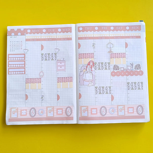Calm | Sweet Dreams | Hobonichi Cousin Weekly Kit - hcwk088