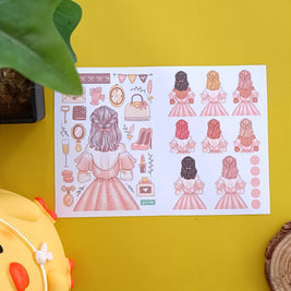 Crowning Glory | PaperDollzCo | Sticker Book | CB061