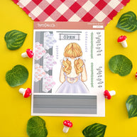 Shopping | Crowning Glory | Hobonichi A6 Daily Sticker Kit - a054
