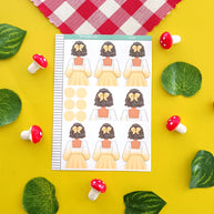 Library | Crowning Glory | Just Dolls Stickers | J422