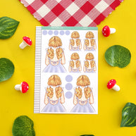 Shopping | Crowning Glory | Just Dolls Stickers | J423