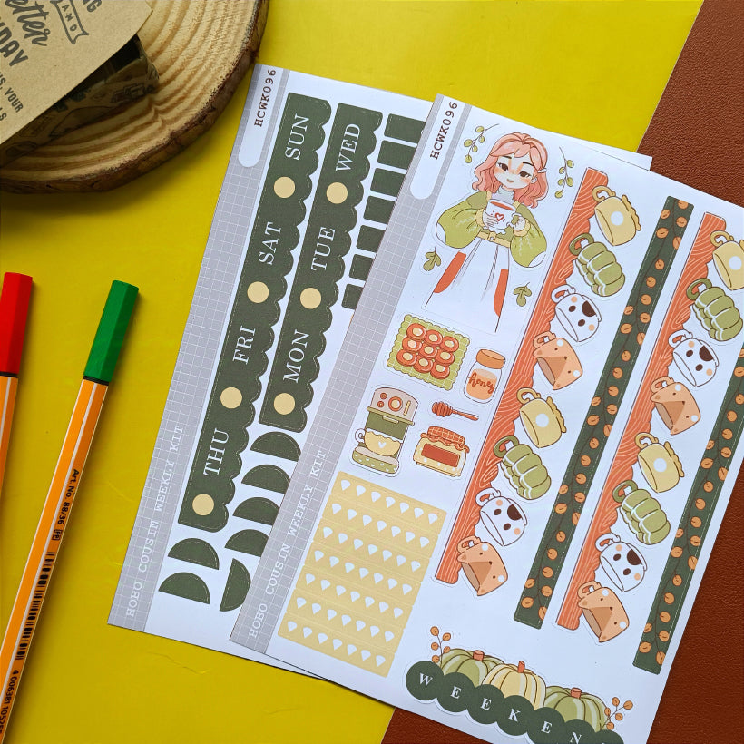 Home | Fabulous Fall | Hobonichi Cousin Weekly Kit - hcwk096