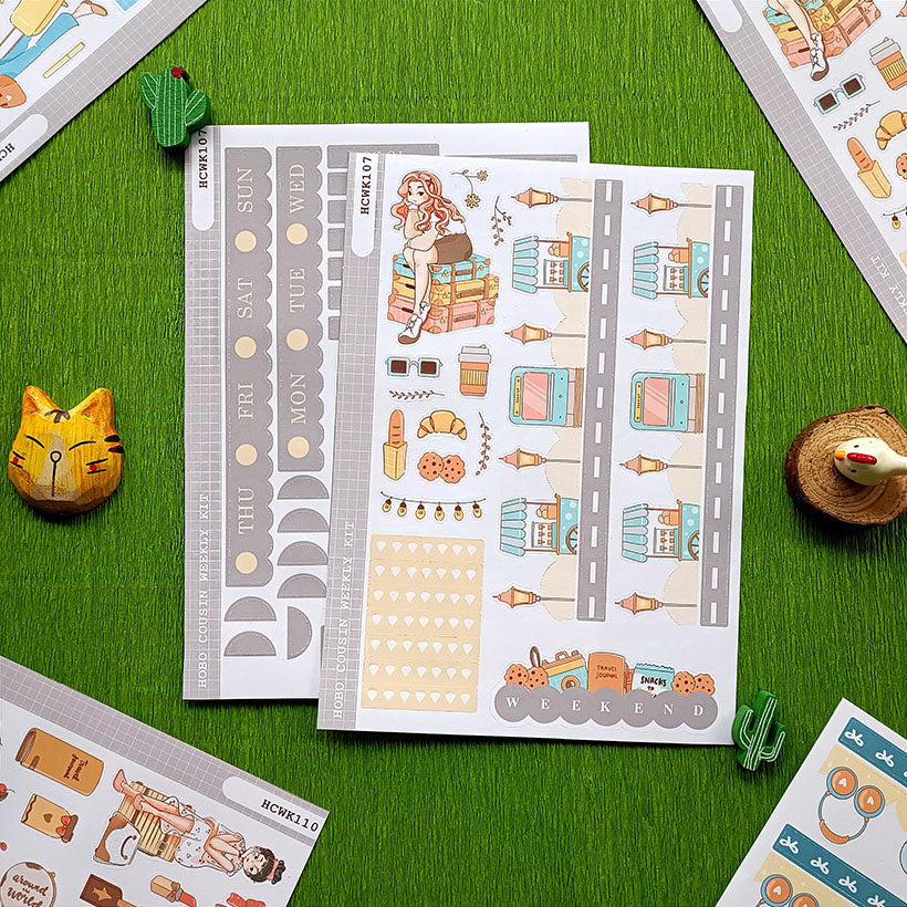 Solo | Wanderlust | Hobonichi Cousin Weekly Kit - hcwk107
