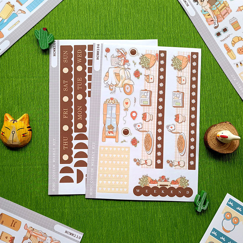 Roadtrip | Wanderlust | Hobonichi Cousin Weekly Kit - hcwk106