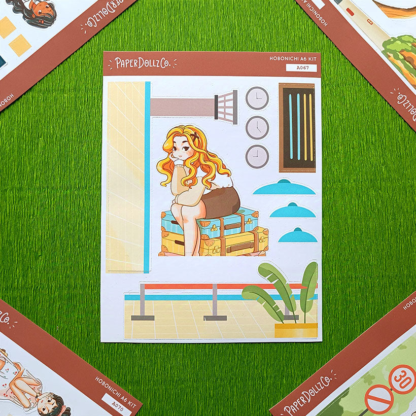 Solo | Wanderlust | Hobonichi A6 Daily Sticker Kit - a067