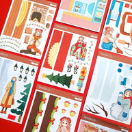 Bow | Winter Solstice | Hobonichi A6 Daily Sticker Kit - a074