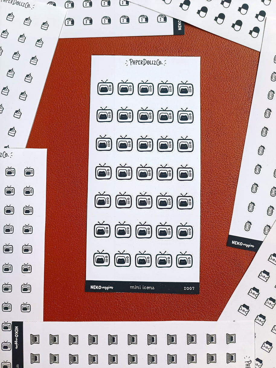 Tv | PaperDollzCo | Icon Sticker | i007