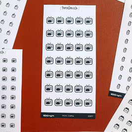 Tv | PaperDollzCo | Icon Sticker | i007
