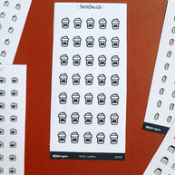Coffee | PaperDollzCo | Icon Sticker | i005