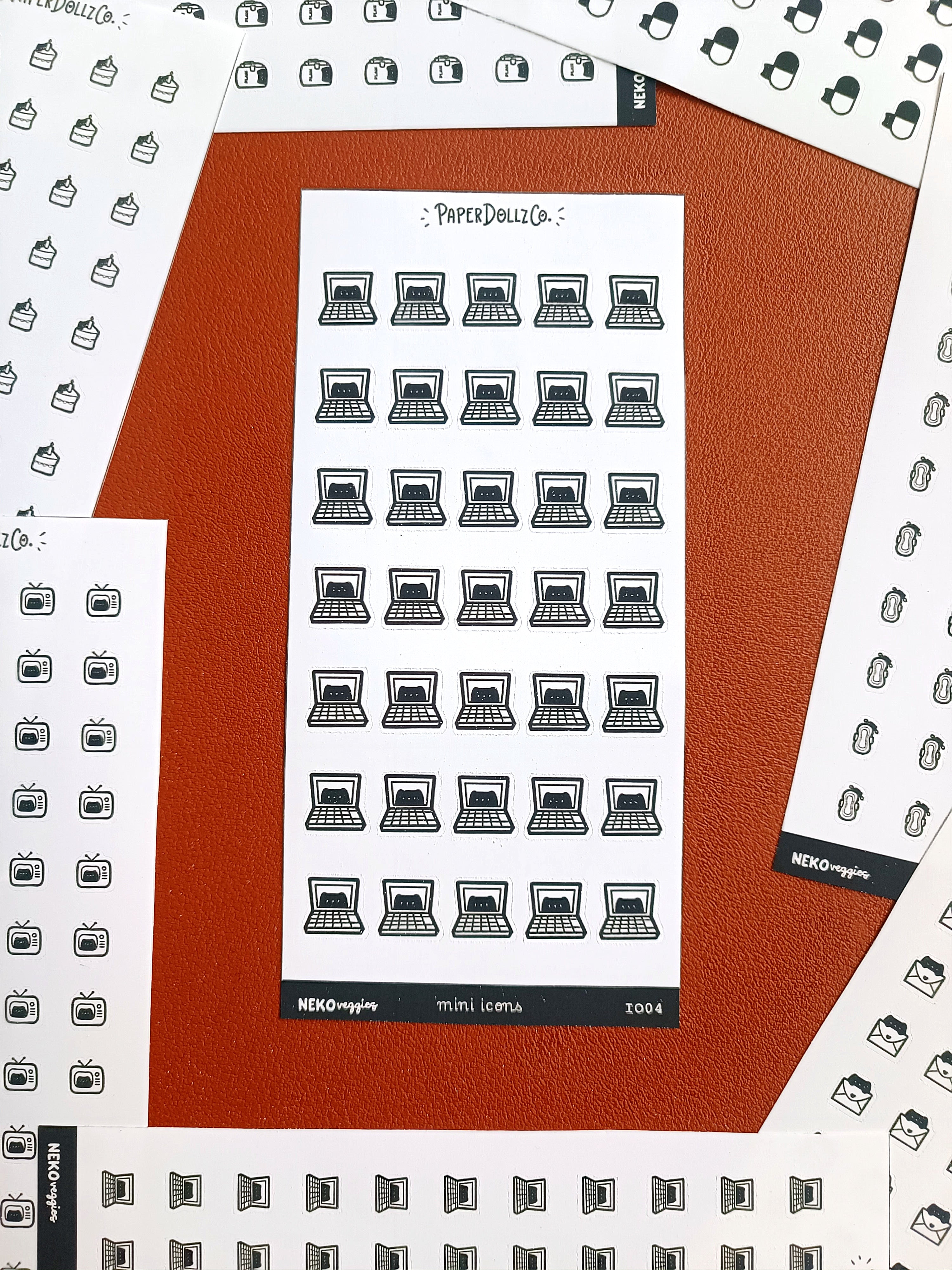 Laptop | PaperDollzCo | Icon Sticker | i004