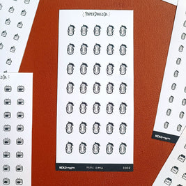 Period | PaperDollzCo | Icon Sticker | i002