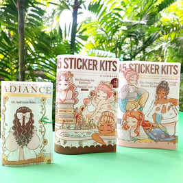 Pretty Petal and Home Buddy | A5 Kits Sticker Book | CDB005