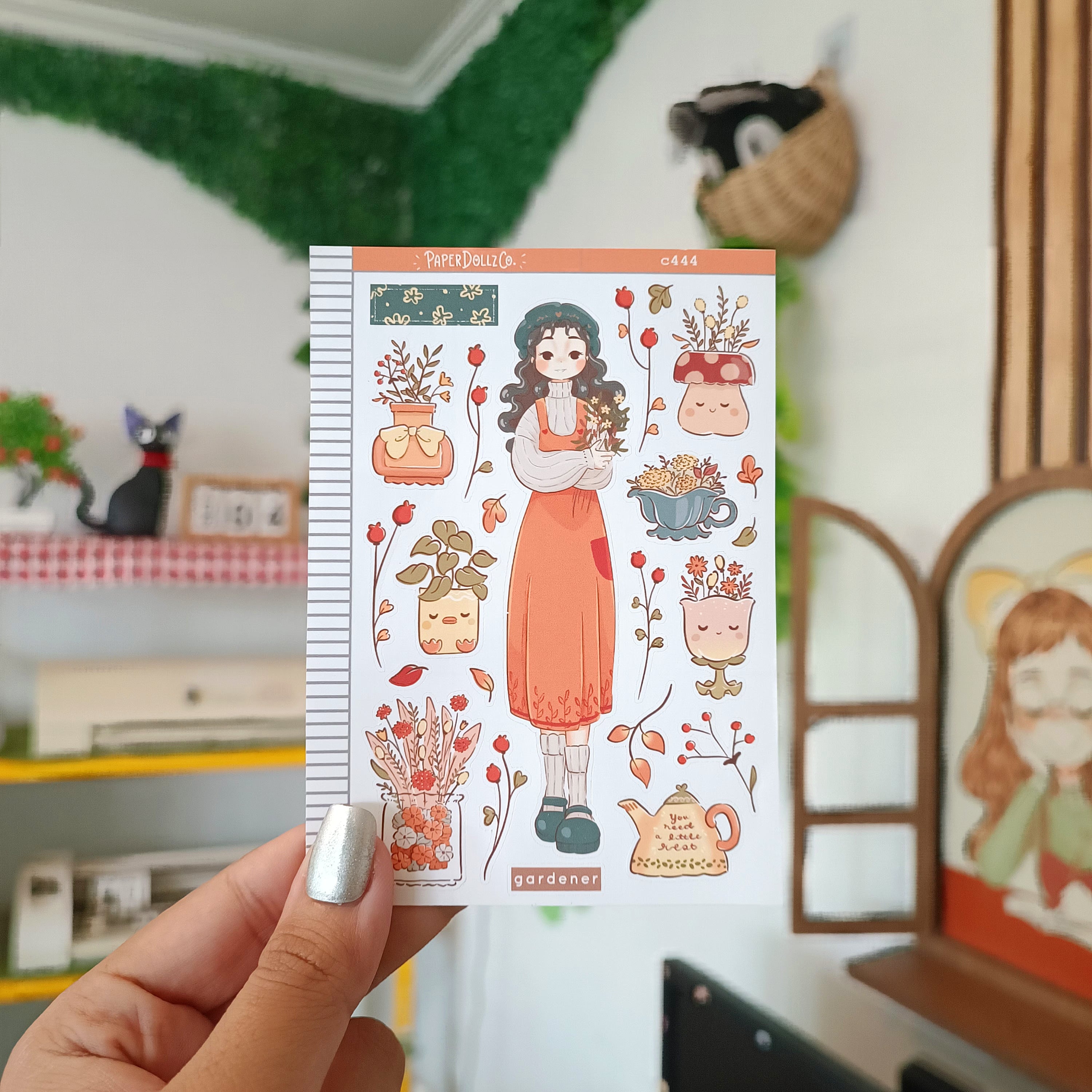 Gardener | Cozy Harvest | Collection Stickers | C444