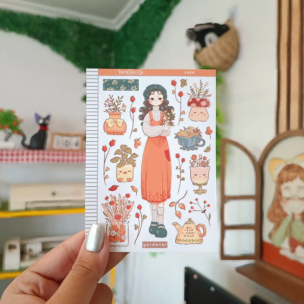 Gardener | Cozy Harvest | Collection Stickers | C444