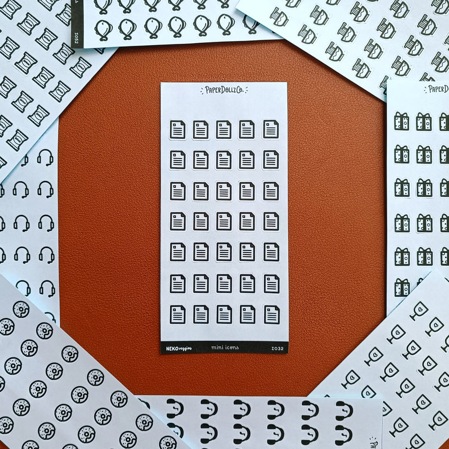 Document | PaperDollzCo | Icon Sticker | i032
