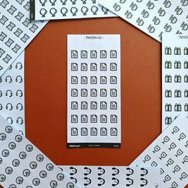 Document | PaperDollzCo | Icon Sticker | i032