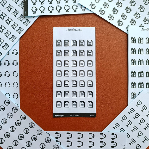 Document | PaperDollzCo | Icon Sticker | i032