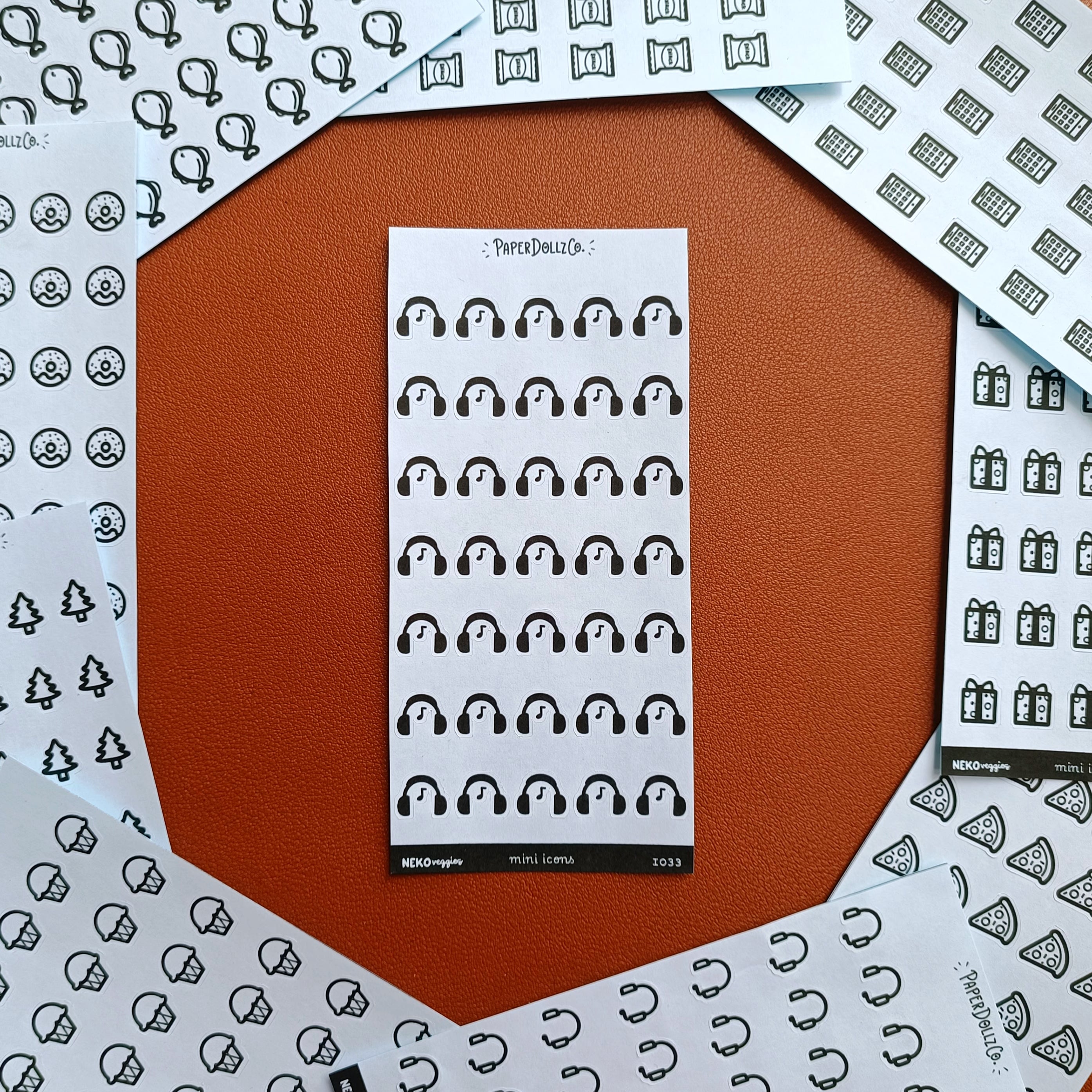 Music | PaperDollzCo | Icon Sticker | i033