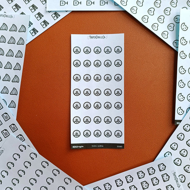 Donut | PaperDollzCo | Icon Sticker | i040