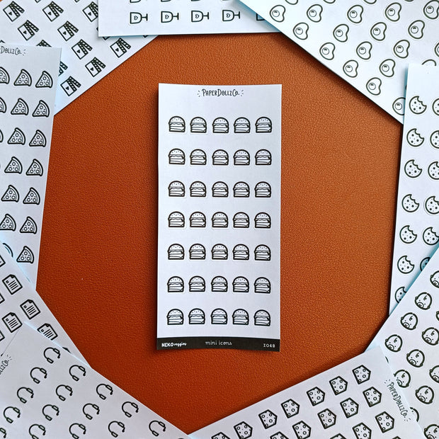 Burger | PaperDollzCo | Icon Sticker | i048