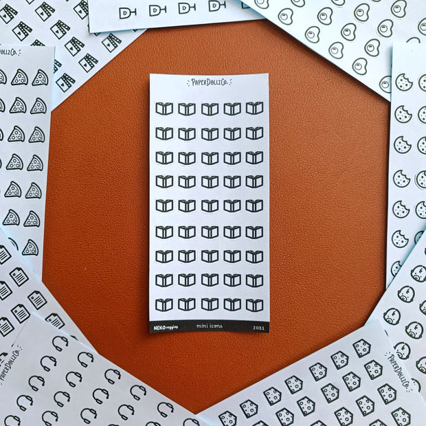 Book | PaperDollzCo | Icon Sticker | i051