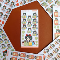 Shopping Time | PaperDollzCo | Activity Stickers | f164