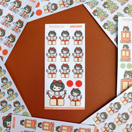Exchange Gift | PaperDollzCo | Activity Stickers | f167
