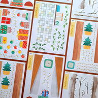 Joy to the Dolly World | Hobonichi | Cousin Daily Sticker Kit | Cd090