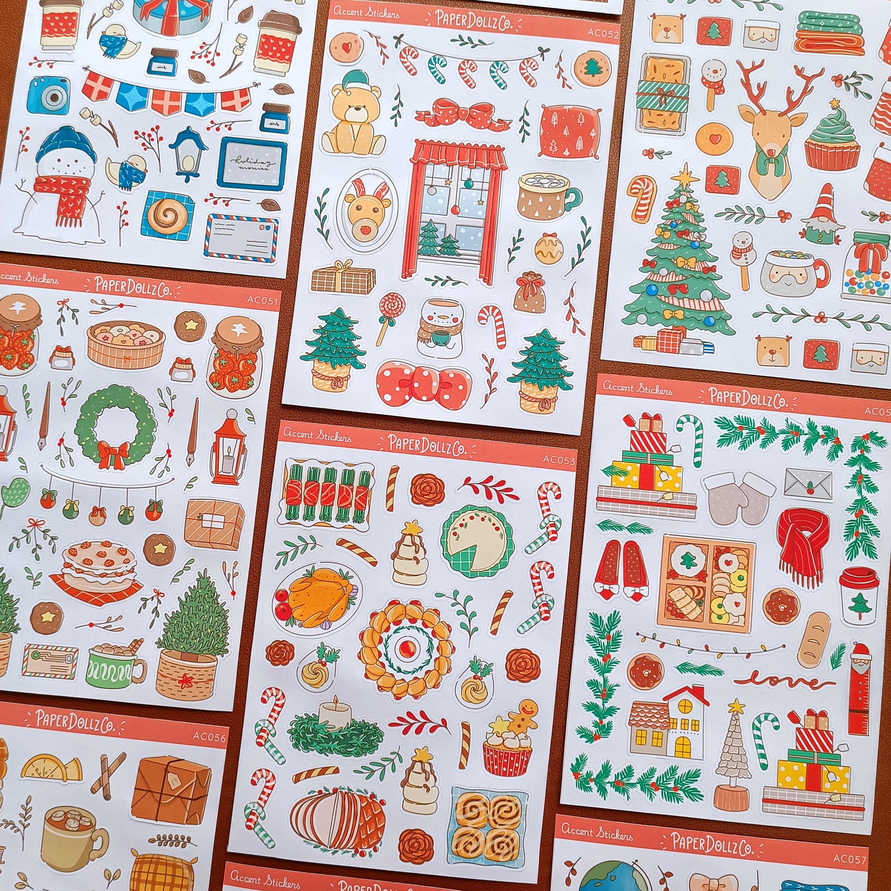 Joy to the Dolly World | Accent Sticker | PaperDollzCo | ac054