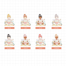 Work From Home | Snow Puff | Collection Stickers | C226