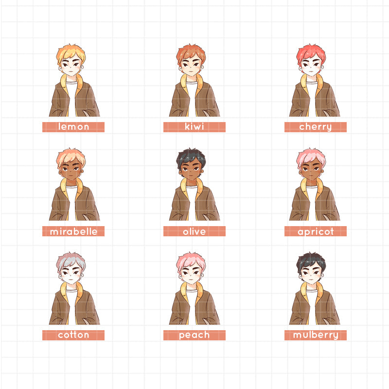 Crush Confessions  | PaperDollzCo Planner | Sticker Book | CB043