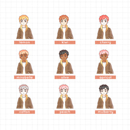 Crush Confessions  | PaperDollzCo Planner | Sticker Book | CB043