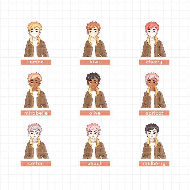 Crush Confessions  | PaperDollzCo Planner | Sticker Book | CB043