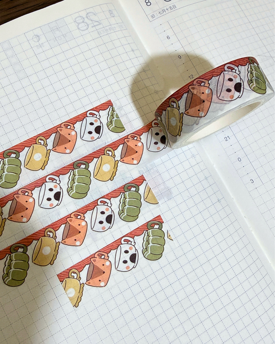 Unlimited Cups Washi Tape | Paperdollzco