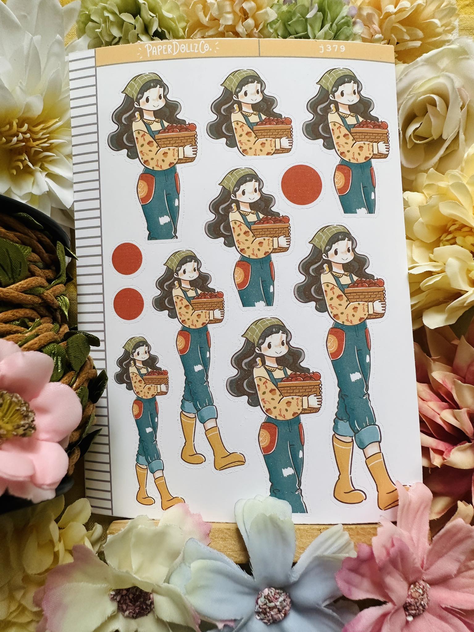 Robin | Birds of Autumn | Just Dolls Stickers | J379