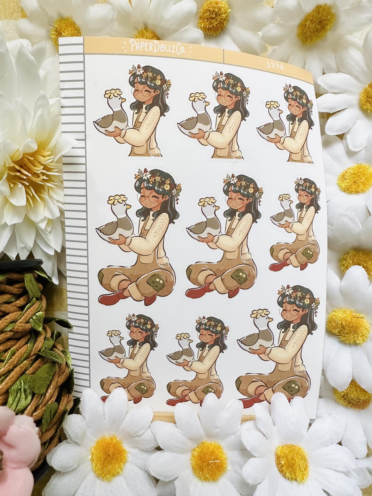 Saxony | Birds of Autumn | Just Dolls Stickers | J376