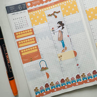 Flower Shop | True Passion | Hobonichi Cousin Weekly Kit - hcwk026
